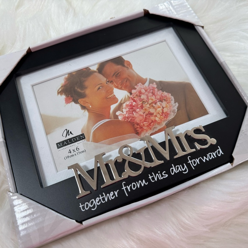 Malden Black Mr & Mrs Together Frame